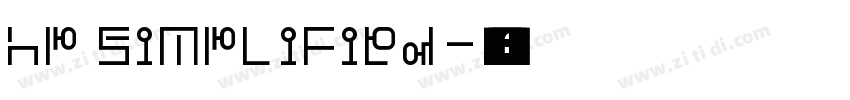 hp simplified字体转换